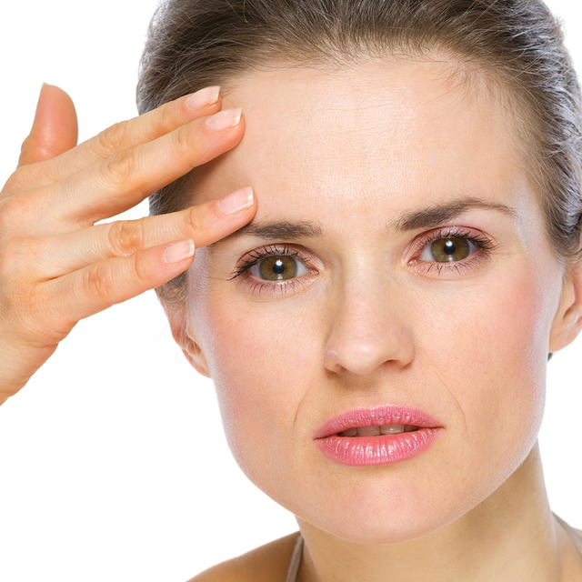 Women concerned about wrinkles